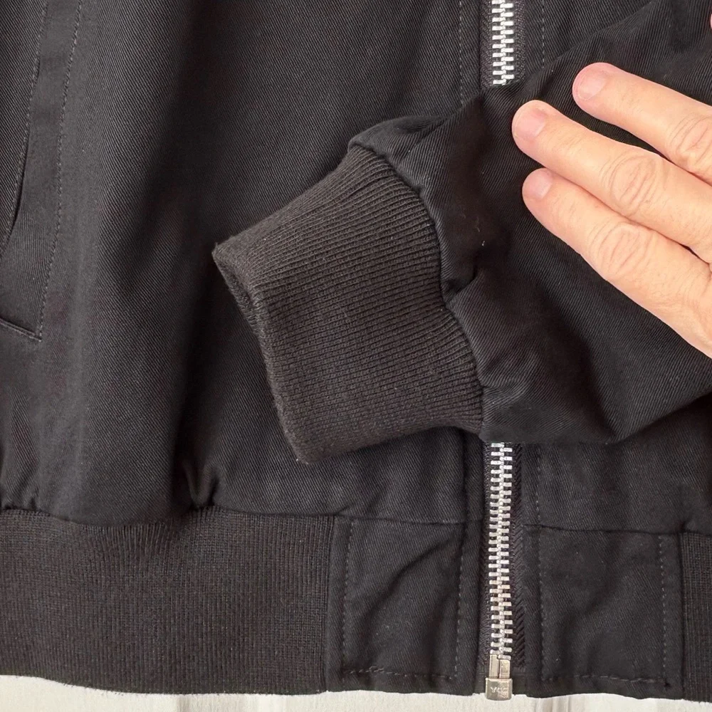 ASOS Brand‎ Unisex Bomber Jacket Black Lined Size XS